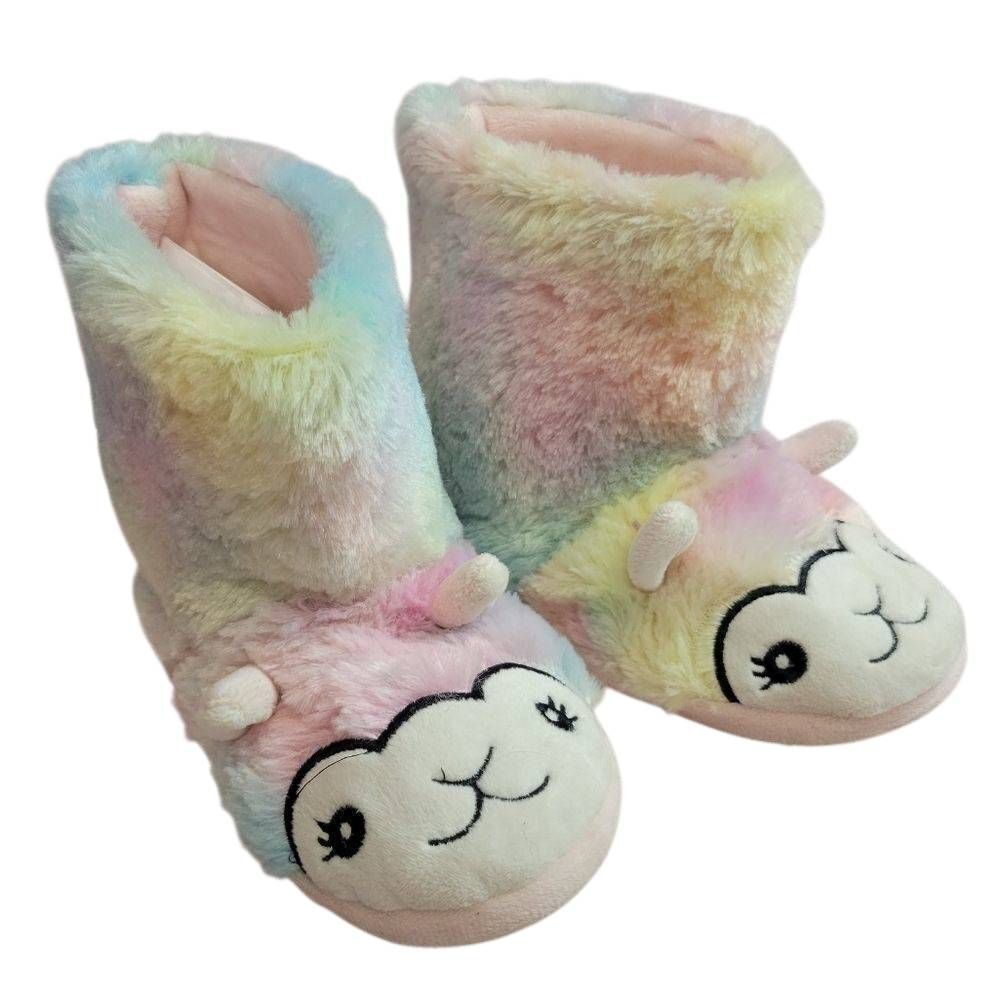 Rainbow Llama slippers 11/12
